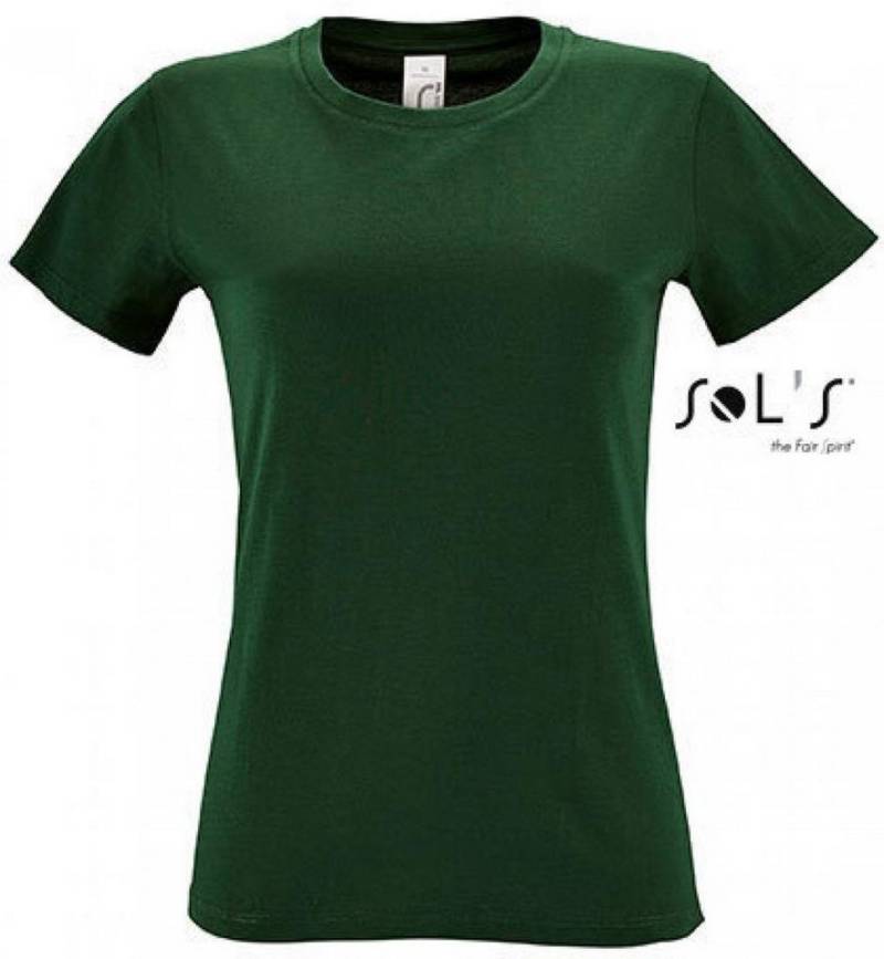 SOLS Rundhalsshirt Damen Regent T-Shirt / Halbgekämmte ringgesponnene Baumwolle von SOLS