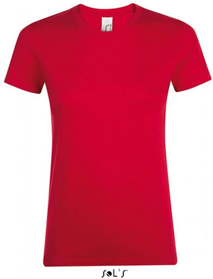 SOLS Rundhalsshirt Damen Regent T-Shirt / Halbgekämmte ringgesponnene Baumwolle SOLS Rundhalsshirt Damen Regent T-Shirt / Halbgekämmte ringgesponnene Baumwolle von SOLS
