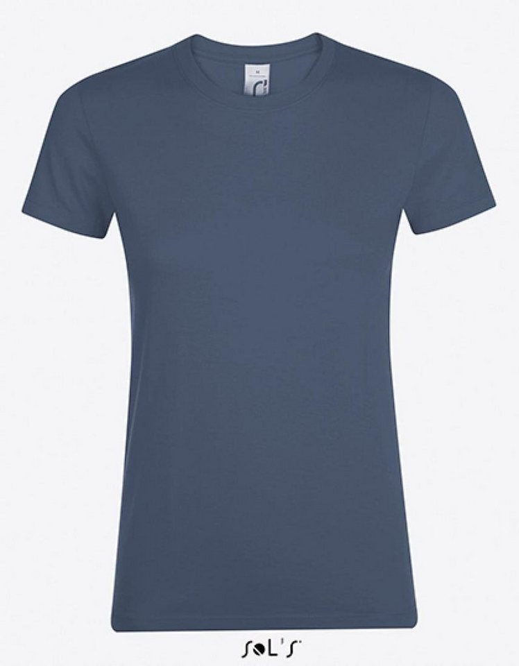 SOLS Rundhalsshirt Damen Regent T-Shirt / Halbgekämmte ringgesponnene Baumwolle SOLS Rundhalsshirt Damen Regent T-Shirt / Halbgekämmte ringgesponnene Baumwolle von SOLS