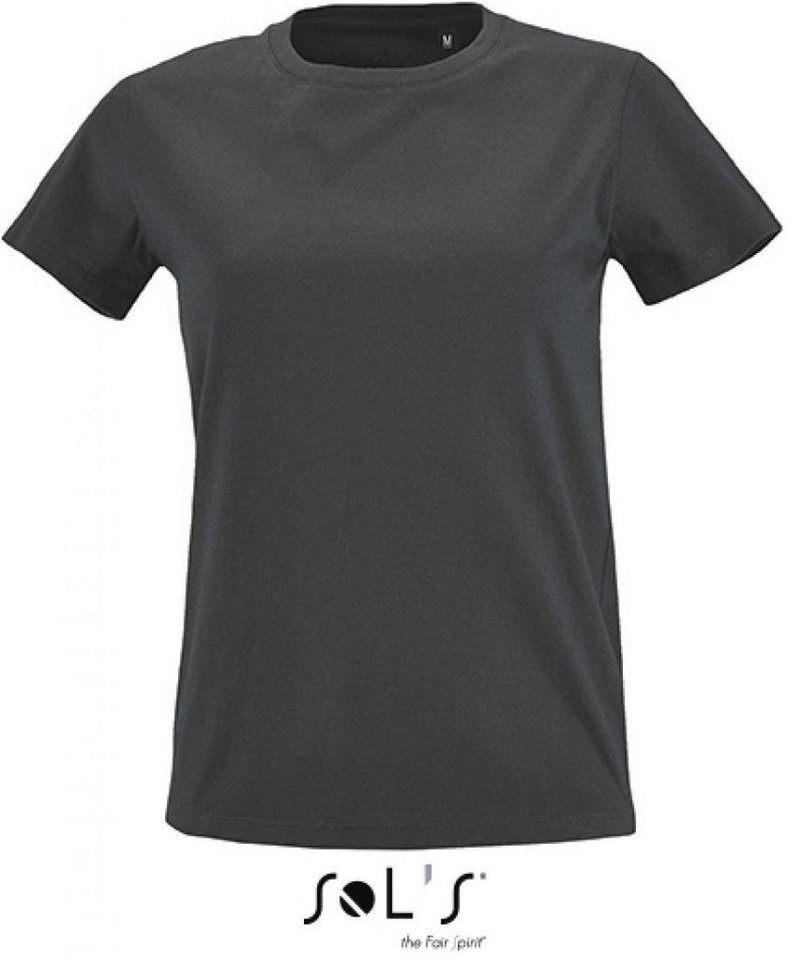 SOLS Rundhalsshirt Damen Round Neck Fitted T-Shirt Imperial von SOLS