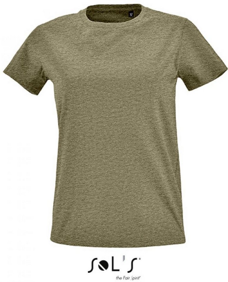 SOLS Rundhalsshirt Damen Round Neck Fitted T-Shirt Imperial von SOLS
