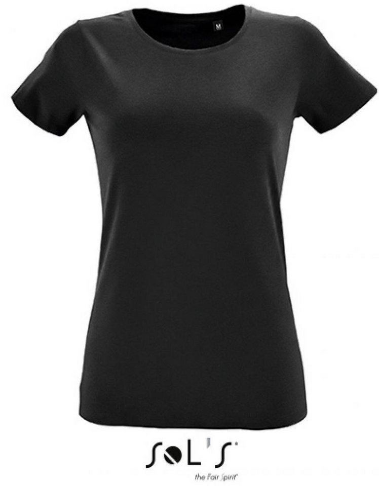 SOLS Rundhalsshirt Damen Round Neck Fitted T-Shirt Regent SOLS Rundhalsshirt Damen Round Neck Fitted T-Shirt Regent von SOLS