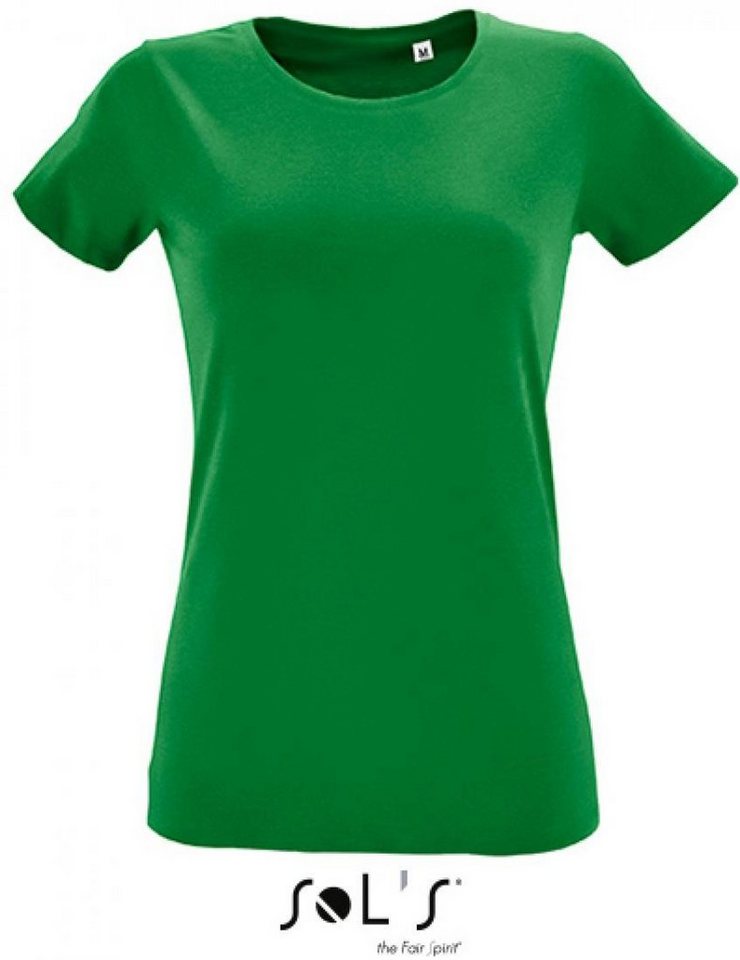 SOLS Rundhalsshirt Damen Round Neck Fitted T-Shirt Regent von SOLS