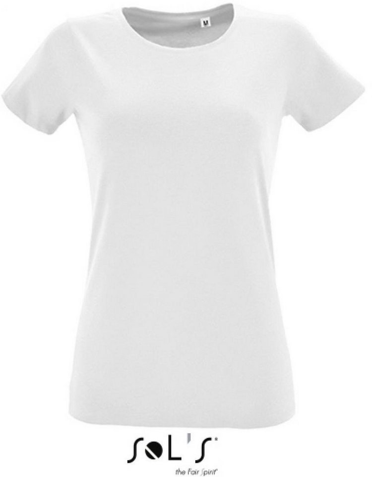 SOLS Rundhalsshirt Damen Round Neck Fitted T-Shirt Regent SOLS Rundhalsshirt Damen Round Neck Fitted T-Shirt Regent von SOLS