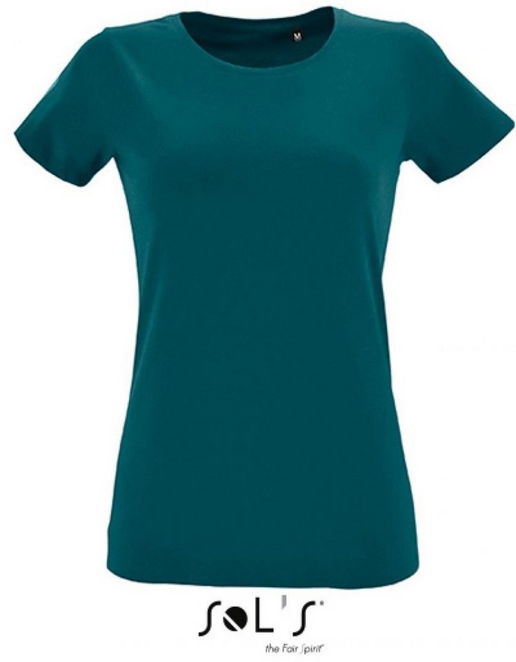 SOLS Rundhalsshirt Damen Round Neck Fitted T-Shirt Regent SOLS Rundhalsshirt Damen Round Neck Fitted T-Shirt Regent von SOLS