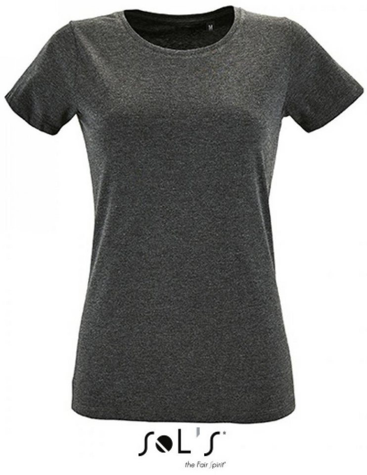 SOLS Rundhalsshirt Damen Round Neck Fitted T-Shirt Regent von SOLS