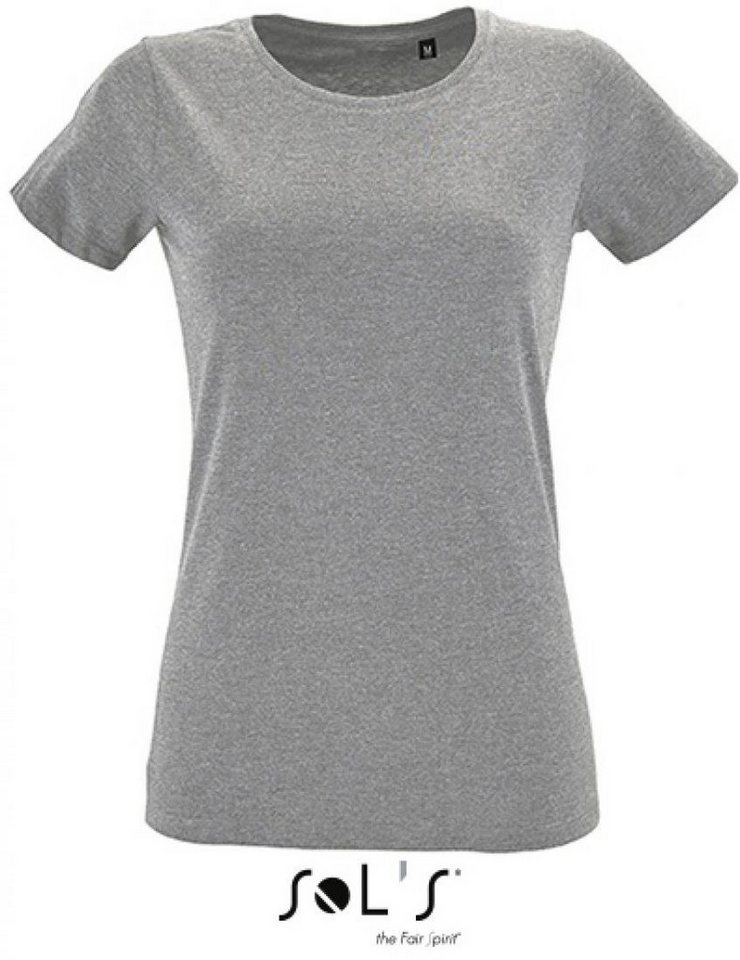 SOLS Rundhalsshirt Damen Round Neck Fitted T-Shirt Regent SOLS Rundhalsshirt Damen Round Neck Fitted T-Shirt Regent von SOLS
