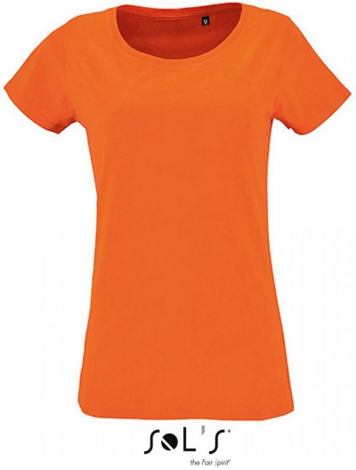 SOLS Rundhalsshirt Damen Short Sleeved T-Shirt Milo SOLS Rundhalsshirt Damen Short Sleeved T-Shirt Milo von SOLS
