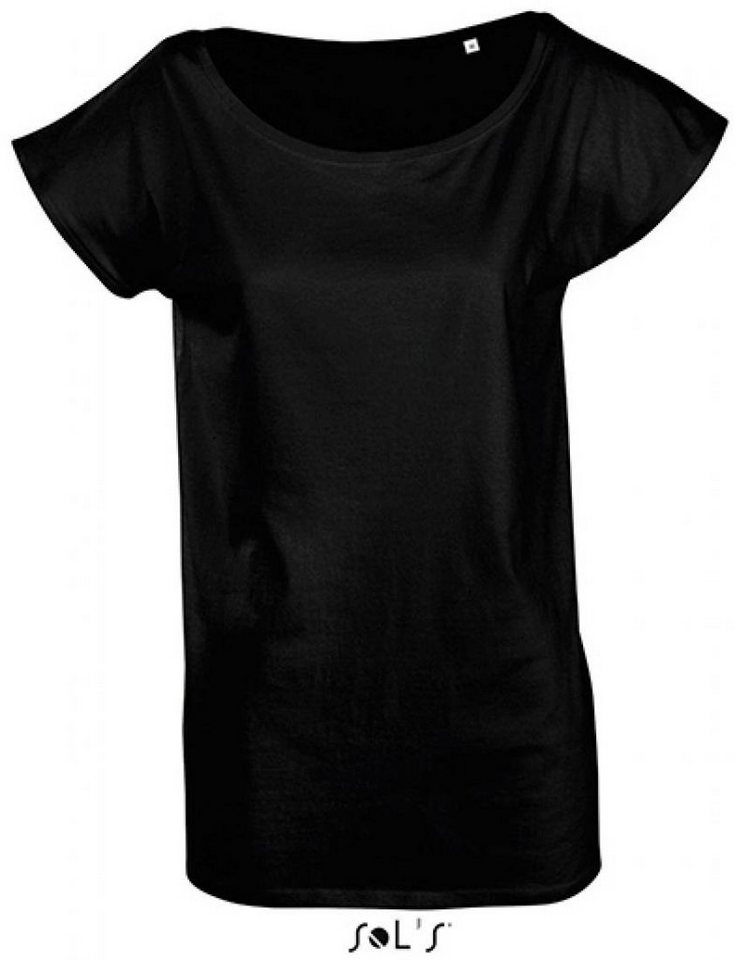 SOLS Rundhalsshirt Damen T-Shirt Marylin / Weiter Halsausschnitt von SOLS