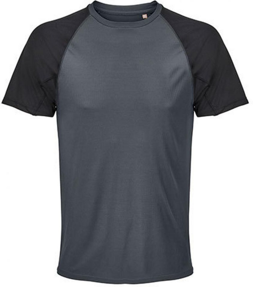 SOLS Rundhalsshirt Herren Raglan Sleeve T-Shirt - Vortex von SOLS