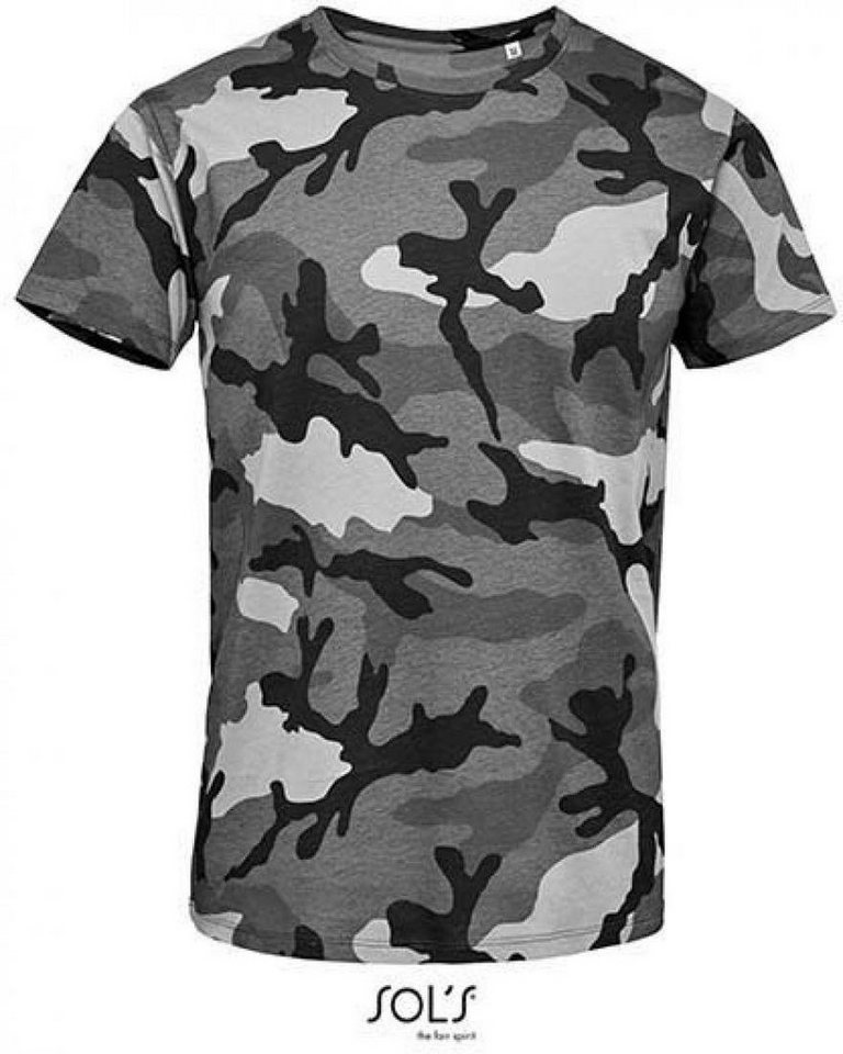 SOLS Rundhalsshirt Mens Camo / Tarn Herren T-Shirt von SOLS