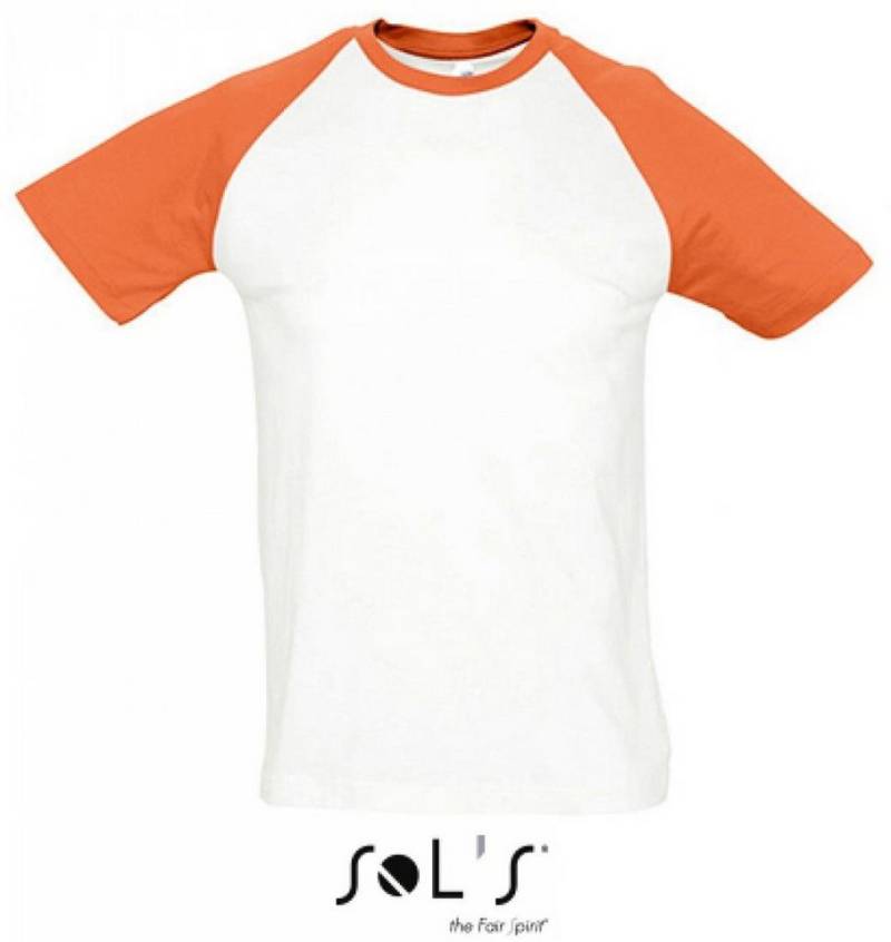 SOLS Rundhalsshirt Raglan Funky 150 Herren T-Shirt SOLS Rundhalsshirt Raglan Funky 150 Herren T-Shirt von SOLS