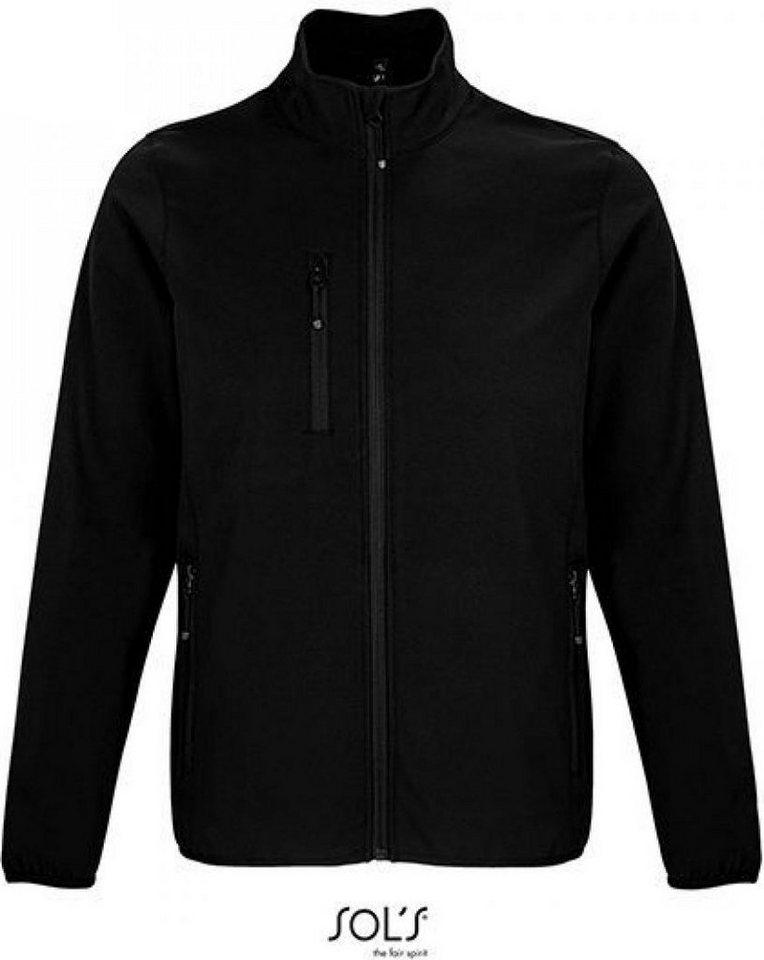 SOLS Softshelljacke Men´s Falcon Zipped Herren Softshell Jacket von SOLS