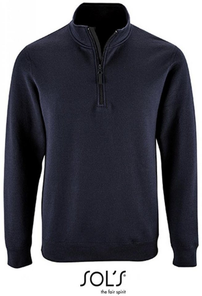 SOLS Sweatshirt Herren Zip High Collar Sweatshirt Stan von SOLS