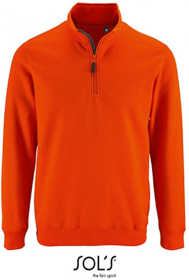 SOLS Sweatshirt Herren Zip High Collar Sweatshirt Stan von SOLS