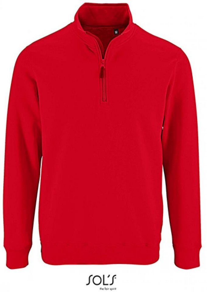 SOLS Sweatshirt Herren Zip High Collar Sweatshirt Stan von SOLS