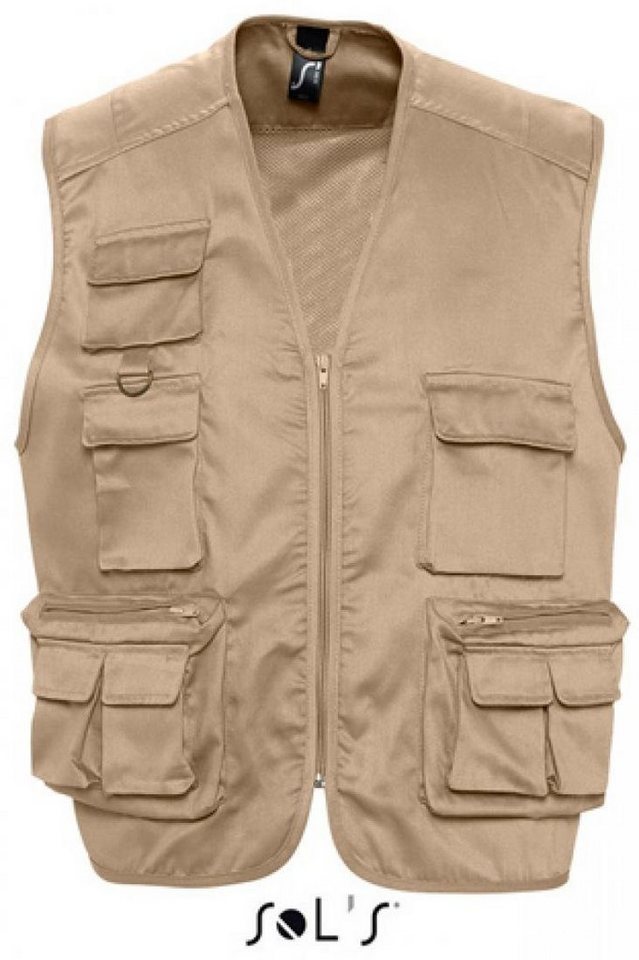 SOLS Funktionsweste Reporter Jacket Wild Weste von SOLS