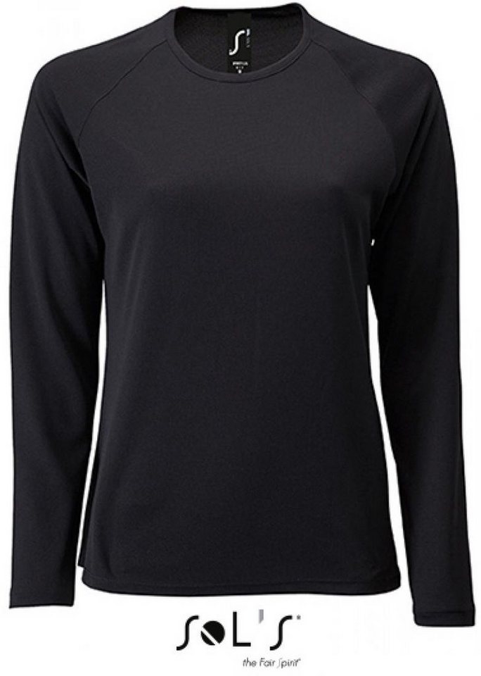 SOLS Langarmshirt Damen Long-Sleeve Sports T-Shirt Sporty von SOLS