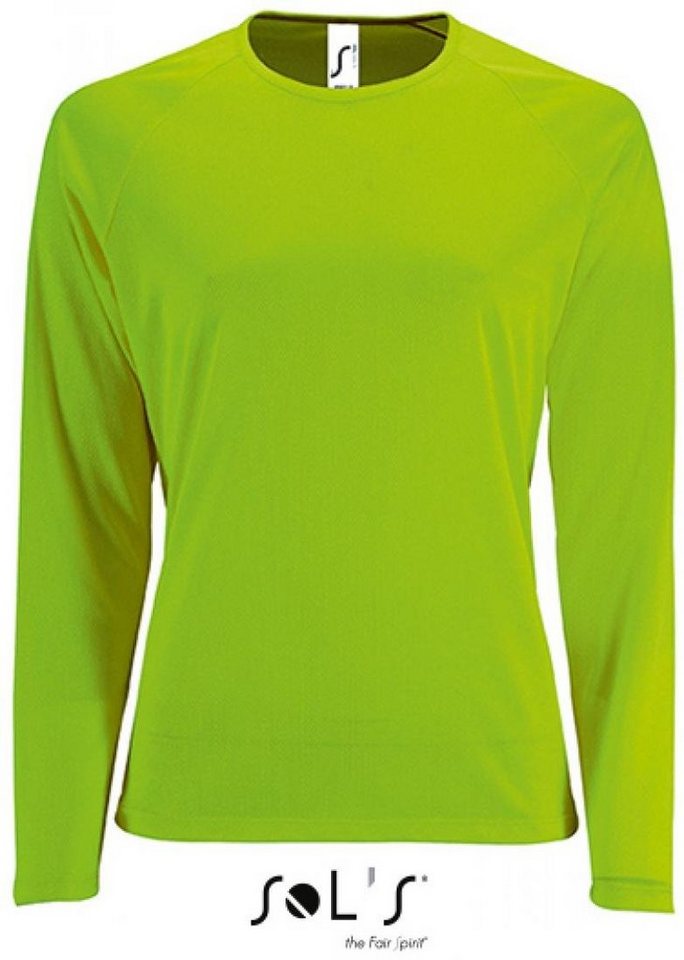 SOLS Langarmshirt Damen Long-Sleeve Sports T-Shirt Sporty von SOLS