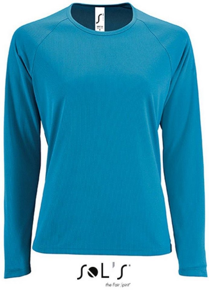 SOLS Langarmshirt Damen Long-Sleeve Sports T-Shirt Sporty von SOLS