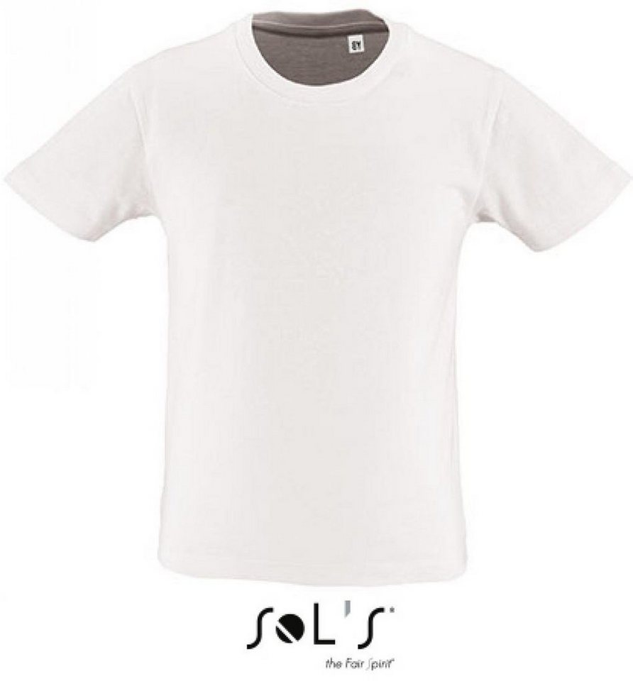 SOLS T-Shirt Kids Round Neck Short-Sleeve T-Shirt Milo von SOLS