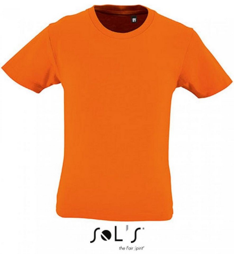 SOLS T-Shirt Kids Round Neck Short-Sleeve T-Shirt Milo von SOLS