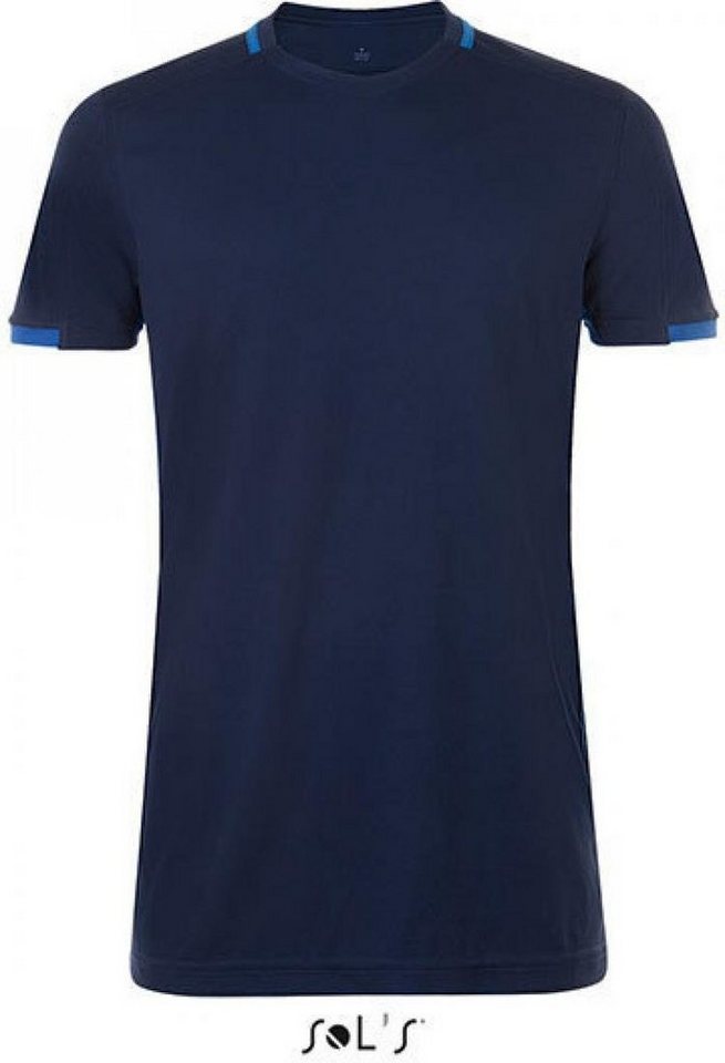 SOLS Trainingsshirt Herren Classico Contrast Shirt / Atmungsaktiver Polyester von SOLS