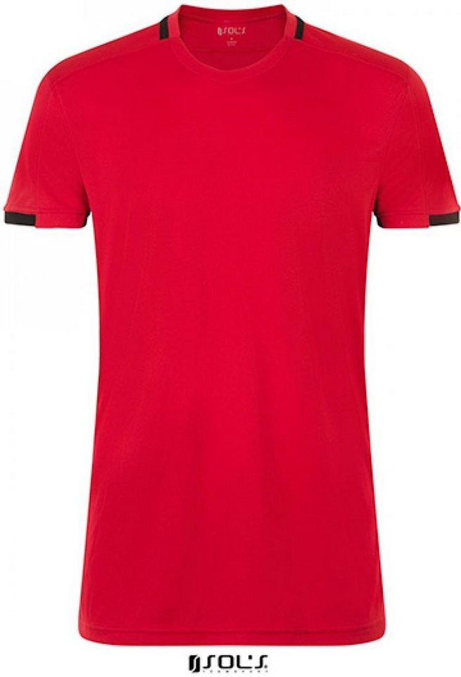 SOLS Trainingsshirt Herren Classico Contrast Shirt / Atmungsaktiver Polyester von SOLS