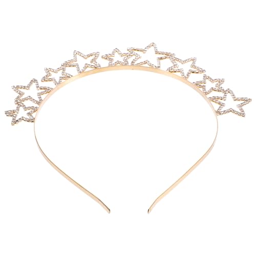 SOLUSTRE 1 Stück Glänzendes Strass-Stirnband Kreatives Sternhaar Schöner Frauen-Kopfschmuck weihnachten stirnband von SOLUSTRE