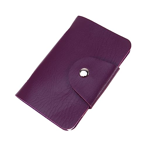 SOLUSTRE 1stk Slots-Brieftasche Tasche Für Nagelkunstplatten Bildvorlagen-Organizer Unternehmensorganisator Nagelschablonen Etui Für Nagelplatten Aufbewahrungstasche Violett Drucken von SOLUSTRE