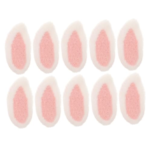 SOLUSTRE 10 Stück Teiliges Kaninchenohren Haarclip Zubehör für Diy Handarbeiten Süße Haarschmuck Dekoration für Kreative Bastelprojekte und Festliche Anlässe von SOLUSTRE