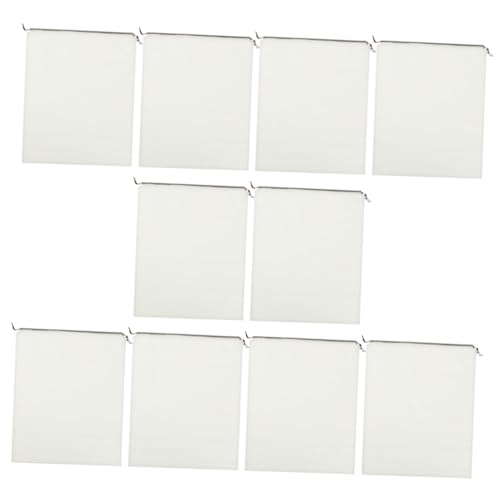 SOLUSTRE 10 Stück Teiliges Transparentes Aufbewahrungsbeutel Kordelzug Faltbare Reisebeutel für Schuhe und Kleidung wasserdichte Wiederverwendbare PE Taschen für Koffer und von SOLUSTRE