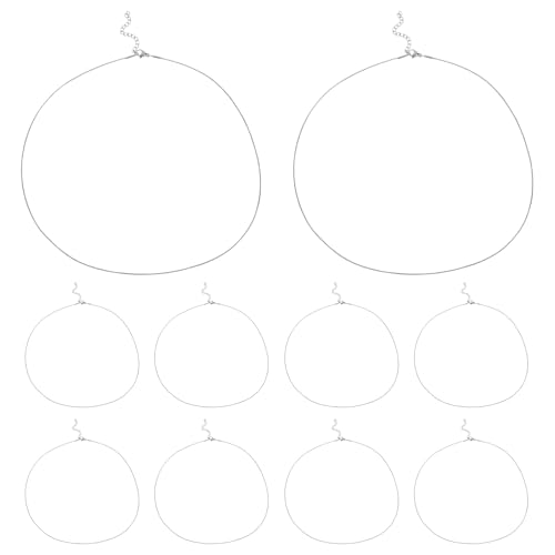 SOLUSTRE 10 Stück dünne Schlangenkette: Halskette Schlangenkette Schlüsselbein dünne Metall Edelstahl Halskette für Frauen Abschlussball Schmuck Zubehör von SOLUSTRE