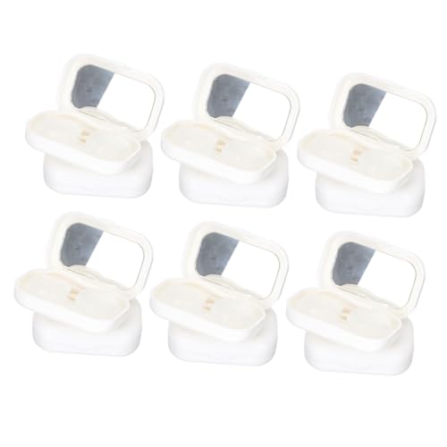 SOLUSTRE 12Er-Box kontaktlinsenbehälter Contact Lenses case Behälter für kosmetische Linsen Augenkontakthalter Kosmetiklinsen-Organizer Kontaktlinsenboxen unsichtbar Halterung Lieferungen von SOLUSTRE