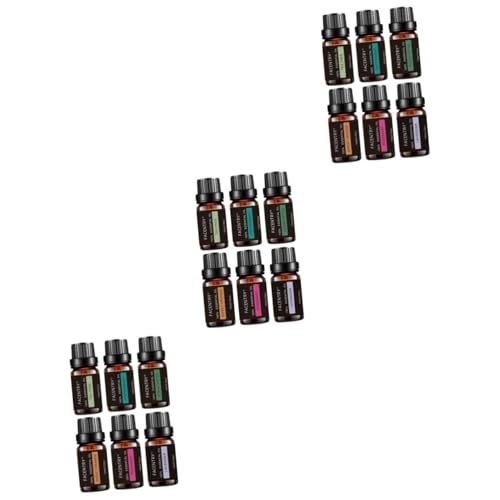 SOLUSTRE 18 Stk ätherische öle hochzeitsdeko teetreeoil essential oil hochzeitsdeco rosmarin oil perfum Frauen ätherisches Öl Parfüm aus Glas Parfüm für Frauen Flaschen- einstellen Fräulein von SOLUSTRE