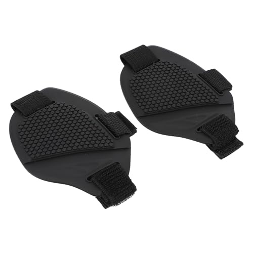 SOLUSTRE 2 Stück Schuhschutz Schalthebel Abdeckung aus Verschleißfestem Gummi Rutschfester Halbschuhschutz für Motorradstiefel Leichter Tragbarer Schaltschutz für Sicheres Fahren von SOLUSTRE
