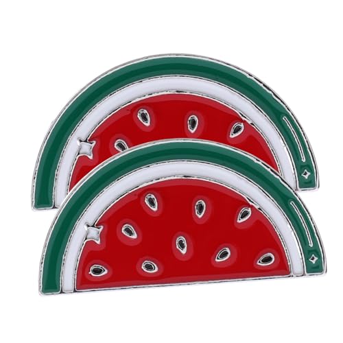 SOLUSTRE 2 Stück Wassermelonen Broschen Legierung Teiliges Kreatives Anstecknadel Design für Damen Dekorieren von Kleidung Schals Cardigans Auffällige Accessoires SOLUSTRE 2 Stück Wassermelonen Broschen Legierung Teiliges Kreatives Anstecknadel Design für Damen Dekorieren von Kleidung Schals Cardigans Auffällige Accessoires von SOLUSTRE