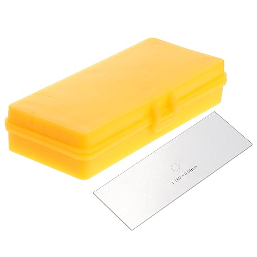 SOLUSTRE 2stücke Mikroskop Kalibrierung Slide Mit Multifunktionsplatte Und Aufbewahrungsbox Präzises Messwerkzeug Für Bildung Und Textilprüfung Mikrometer Langlebig Und Einfach Zu von SOLUSTRE
