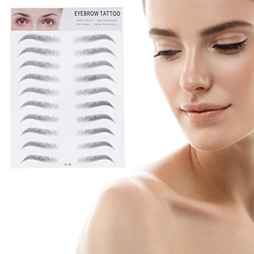 SOLUSTRE 2st 3d-aufkleber Für Augenbrauen Woman Suit Set Augenbrauen Tattoo Tool Brauen Make-up Pflege Formung Nachahmung Augenbrauenaufkleber Augenbraue Werkzeug Schablone 6d Wasserdicht von SOLUSTRE