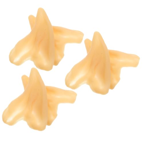SOLUSTRE 3 Paare Latex Elfenohren von Ohren für Halloween Cosplay und Partys Bequeme und Langlebige Kostümaccessoires für Damen und Feen Themenveranstaltungen SOLUSTRE 3 Paare Latex Elfenohren von Ohren für Halloween Cosplay und Partys Bequeme und Langlebige Kostümaccessoires für Damen und Feen Themenveranstaltungen von SOLUSTRE