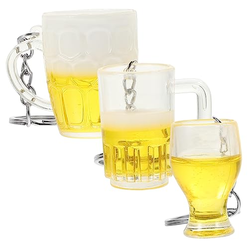 SOLUSTRE 3 Stück Mini Bierbecher Schlüsselanhänger aus Robustem Material Leicht und Kompakt als Modischer Rucksack Anhänger und Dekorativer Bag Pendant für Alltag und SOLUSTRE 3 Stück Mini Bierbecher Schlüsselanhänger aus Robustem Material Leicht und Kompakt als Modischer Rucksack Anhänger und Dekorativer Bag Pendant für Alltag und von SOLUSTRE