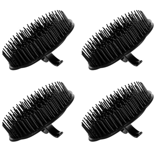 SOLUSTRE 4stücke Kopfhaut Massagebürste Aus Hochwertigem Für Gleichmäßige Verteilung Von Shampoo Und Pflegeprodukten Verbessert Die Durchblutung Zur Des Haarwachstums Für Männer Und Frauen von SOLUSTRE