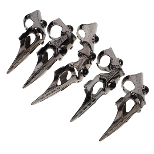SOLUSTRE 5 Stück Retro Punk Ring Punk Fingerringe Cosplay Kostümzubehör Halloween Fingerringe Fingerringe Für Damen Und Herren Punk Ringe Handschmuck Ringe Für Cosplay Legierung SOLUSTRE 5 Stück Retro Punk Ring Punk Fingerringe Cosplay Kostümzubehör Halloween Fingerringe Fingerringe Für Damen Und Herren Punk Ringe Handschmuck Ringe Für Cosplay Legierung von SOLUSTRE