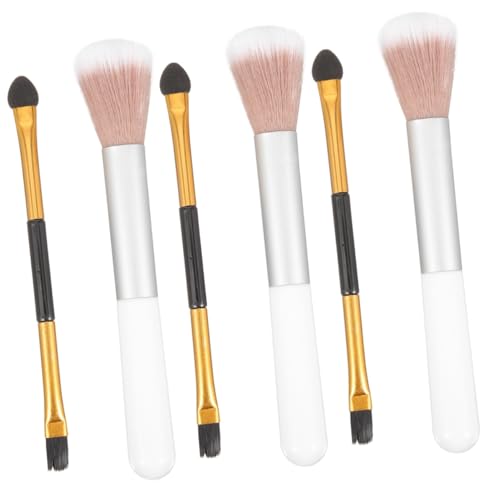 SOLUSTRE 6 Stk Make-up Pinsel kleiner Make-up-Pinsel Creme-Concealer-Pinsel Augenbrauenpinsel Lidschatten Kosmetikpinsel Make-up-Tools Emulsion Eyeliner-Pinsel dünner Winkel Fräulein wolle von SOLUSTRE