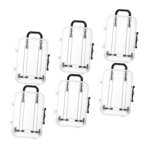 SOLUSTRE 6stücke Mini-Koffer-süßigkeitenboxen Hochzeitsthemenparty Reisegeschenkboxen Mit Elegantem Design Für Partydekorationen Und Kleine Geschenke von SOLUSTRE