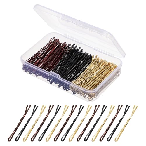 SOLUSTRE 900 Stück Haarnadeln, Bobby Pins für Mädchen und Frauen, Dutts, Haarstyling-Zubehör – Einfachheit, unsichtbar, zum Sichern von Hochsteckfrisuren und abstehenden Haaren von SOLUSTRE