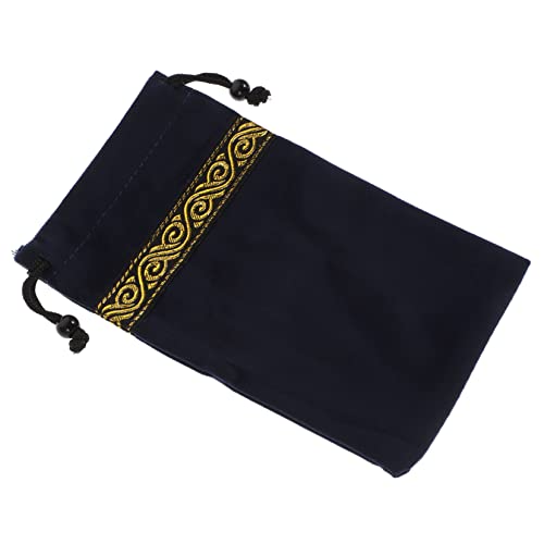 SOLUSTRE Aufbewahrungstasche Wahrsagendes Spielzeug Geldbörsenzubehör aufbewahrungssack Storage Pockets Tarot-Tasche dekorative Tarottasche Schmuck einstellen Geschenk Tasche mit Kordelzug von SOLUSTRE