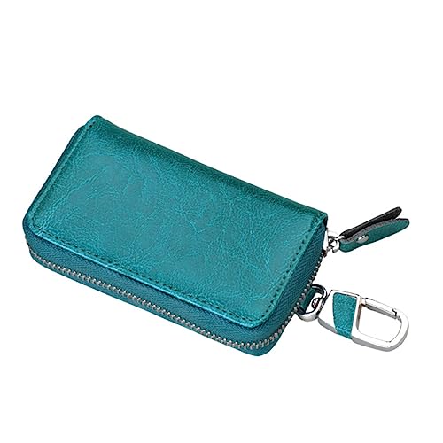 SOLUSTRE Autoschlüssel Tasche aus Leder autoschlüssel etui autoschlüssel hülle Geldbeutelkredit Herren-Geldbörsen Brieftasche Damen Damen-geldbörsen Auto schlüssel Halter Mini Mann von SOLUSTRE