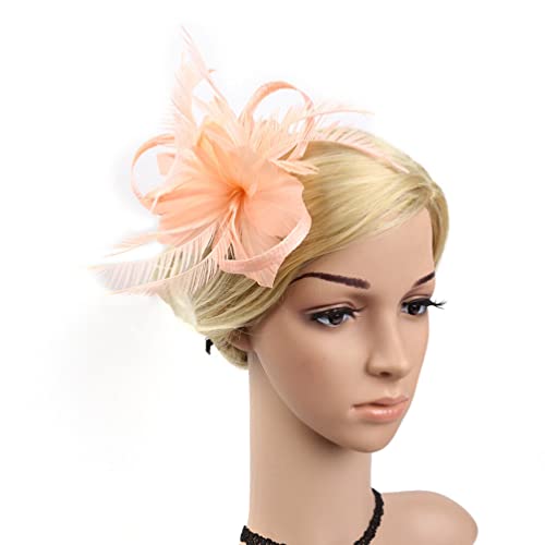 SOLUSTRE Blumen-Haarspange Seitliche Haarspange Brosche Corsage Damen-Fascinator Tea-Party-Haarspange Anstecknadel Für Frauen Und Mädchen von SOLUSTRE