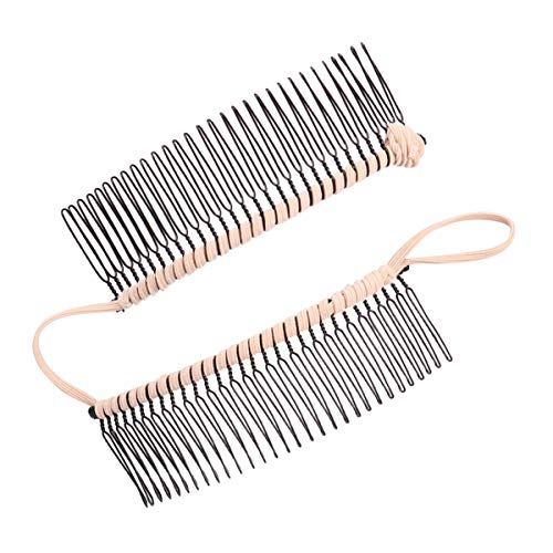 SOLUSTRE Bananen-seitenkamm Bananenclip Naturhaar Haarklammer Kammclip Für Frauen Dehnbarer Haarkamm-clip Accessoires Für Lockiges Haar Vintage Bananenclips Schmiedeeisen Schmücken Metall von SOLUSTRE